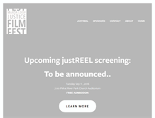 Tablet Screenshot of justicefilmfestival.ca
